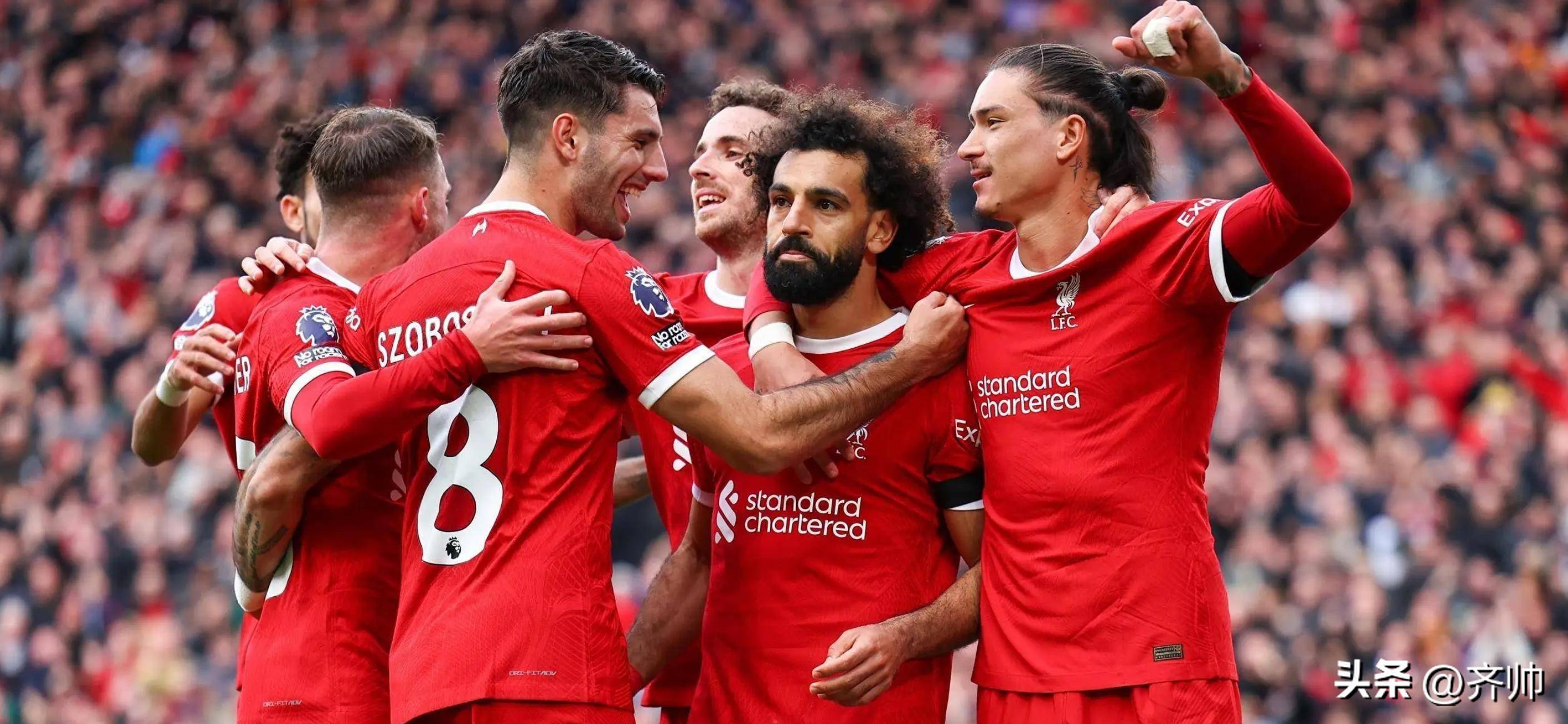 利物浦主场大胜,锁定晋级欧冠半决赛名额 利物浦主场大胜,锁定晋级欧冠半决赛名额